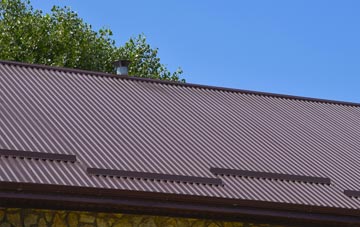 typical Upper Borth corrugated roof uses
